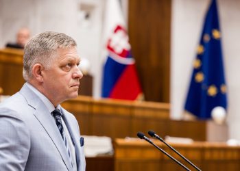 Premiér SR Robert Fico počas rokovania 35. schôdze Národnej rady (NR) SR. Bratislava, 12. jún 2025. Foto: SITA/Kancelária NR SR