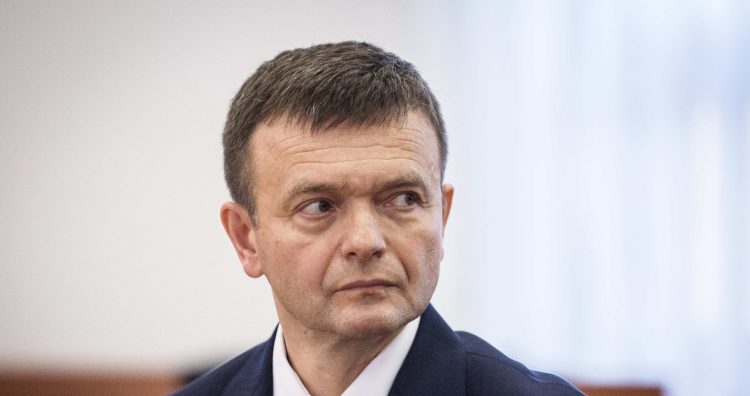 20. 1. 2020. PezinokJaroslav Haščák počas hlavného pojednávania vo veci vraždy novinára Jána Kuciaka a jeho snúbenice Martiny Kušnírovej na Špecializovanom trestnom súde v Pezinku.Foto: Jozef Jakubčo/SME,Image: 493796025, License: Rights-managed, Restrictions: , Model Release: no, Credit line: Jozef Jakubčo / Petit Press / Profimedia