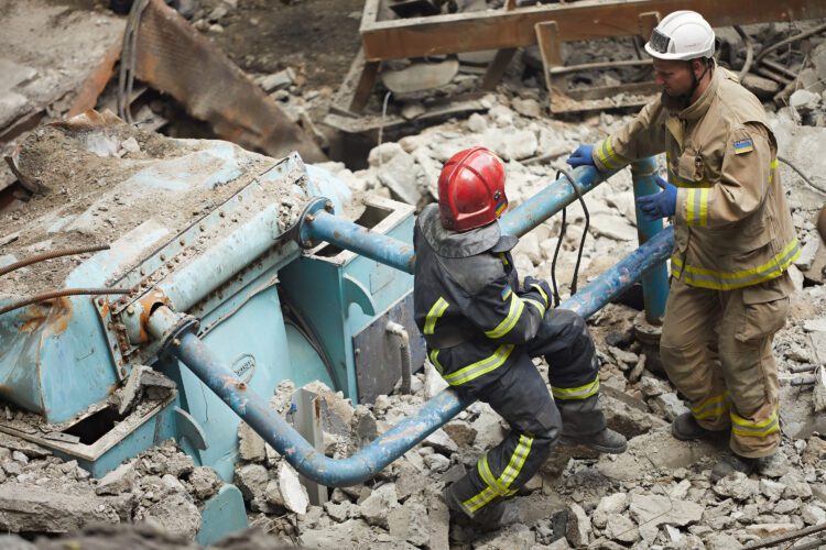 Ilustračné foto: Následky ruských útokov na civilnú a energetickú infraštruktúru  Ukrajiny. Foto: SITA/Veľvyslanectvo Ukrajiny v Slovenskej republike