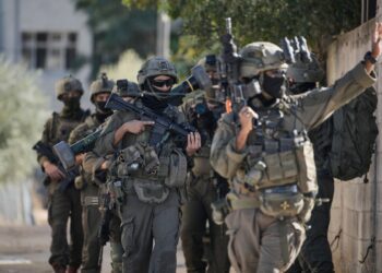 Vojáci Izraelských ozbrojených sil (IDF). Zdroj: ČTK / AP / Majdi Mohammed