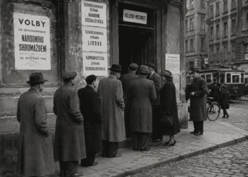 Voľby do Ústavodarného Národného zhromaždenia v roku 1946 sa často označujú za posledné slobodné voľby pred nástupom komunizmu. V skutočnosti však už prebiehali v obmedzenom politickom priestore Národného frontu a pod rastúcim vplyvom komunistov. ILUSTRAČNÉ FOTO: AI / ChatGPT