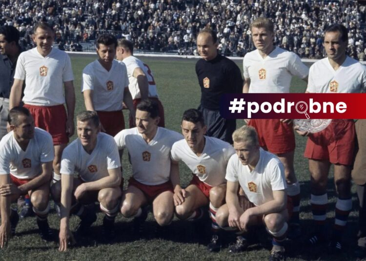 Mužstvo Československa, ktoré nastúpilo na finále Majstrovstiev sveta 1962 proti Brazílii. Foto: ČTK / AP / Uncredited
