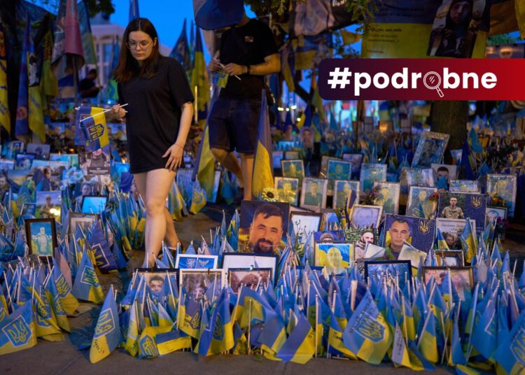 Vojna s Ruskom stála Ukrajinu už obrovské množstvo životov. Ilustračné foto: SITA/AP Photo/Francisco Seco