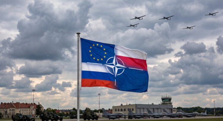 Po prienikoch ruských dronov a útokoch v blízkosti hranice Poľsko skracuje čas, ktorý majú jeho piloti na rozhodnutie o zásahu. Námestník ministra obrany Cezary Tomczyk upozorňuje, že riziko ďalšieho narušenia vzdušného priestoru je každodenné. Varšava zároveň musí dbať na spoľahlivé rozpoznanie cieľa, aby chybný zásah nevyvolal krízu. ILUSTRAČNÉ FOTO: generované s pomocou AI Gemini
