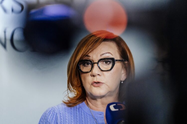 Ministryně financí Alena Schillerová představila na začátku týdne státní rozpočet se schodkem 389 miliard korun. Foto: Petr Topič / MFDNES + LN / Profimedia