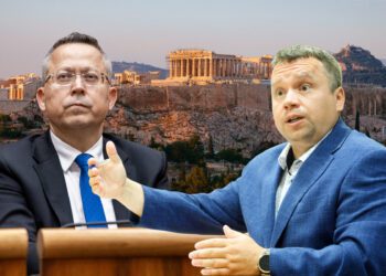 Slovensku podľa neho pre vysoké dlhy hrozí takzvaná grécka cesta.

Minister financií Ladislav Kamenický (vľavo) v rastúcom zadlžení Slovenska nevidí zásadný problém, predseda Rady pre rozpočtovú zodpovednosť Ján Tóth však varuje pred dôsledkami vysokých deficitov a narastajúceho štátneho dlhu. Slovensku podľa neho pre vysoké dlhy hrozí takzvaná grécka cesta. FOTO: SITA/Branislav Bibel, Kancelária NR SR, Alexander Popkov/engineerontour.com/CC BY-SA 4.0. FOTOKOLÁŽ: redakcia