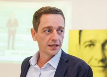 Jan Grolich ve štábu Lidovců ve Šlapanicích u Brna